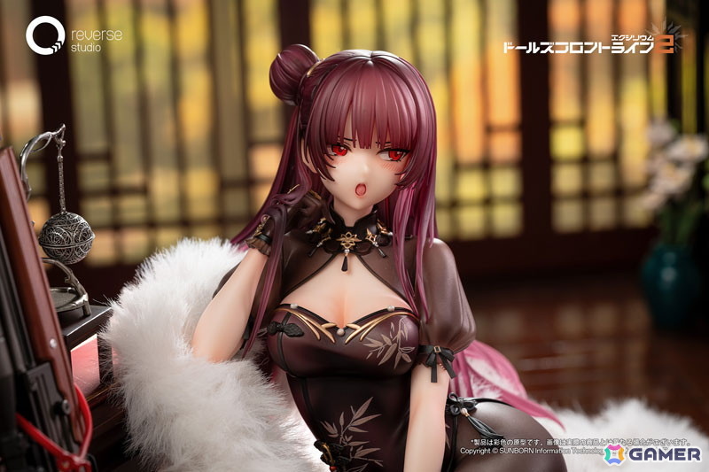 「ドルフロ2」より戦術人形・マキアートが艶やかな「花影重」スキンの姿で立体化！しとやかで色気漂うポージングを1/6スケールで忠実に再現の画像6