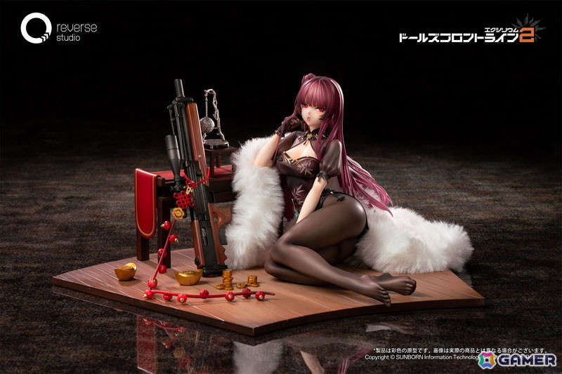「ドルフロ2」より戦術人形・マキアートが艶やかな「花影重」スキンの姿で立体化！しとやかで色気漂うポージングを1/6スケールで忠実に再現の画像9