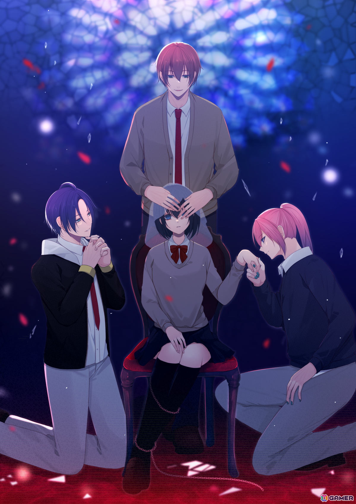 攻略対象全員ヤンデレの乙女ゲーム「闇ゆく君に花束を～Bouquet for you in the dark～」が5月26日に発売！の画像