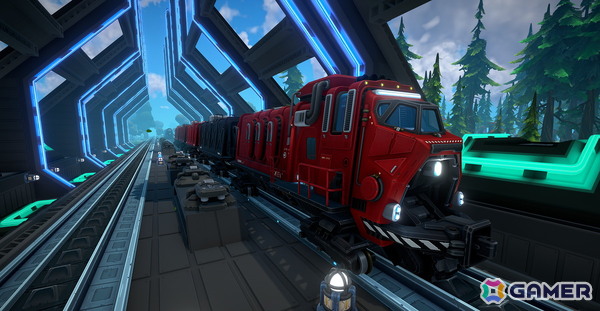 工場建設・自動化サンドボックスゲーム「FOUNDRY」のアップデート「Rails ＆ Reactors」が4月28日に配信！列車×巨大発電で工場は新次元への画像3