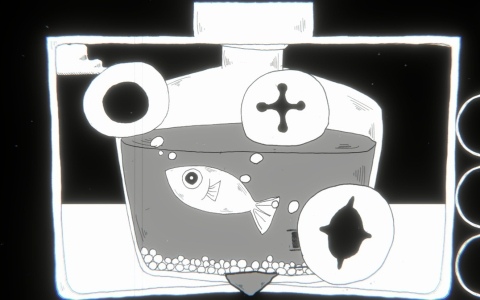 幻想的な砂漠でサカナの望みを叶えるポイント＆クリックパズルADV「瓶の中のサカナのために」が6月2日に無料配信！