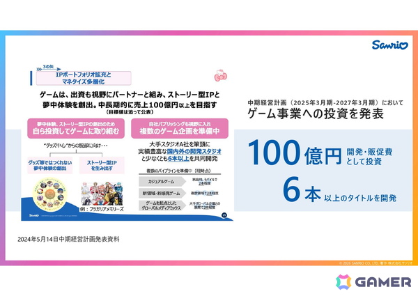 サンリオがリスクのある自社パブリッシングに取り組む理由とは？「サンリオ パーティランド」を皮切りに2029年3月期までに計10タイトルをリリースの画像6