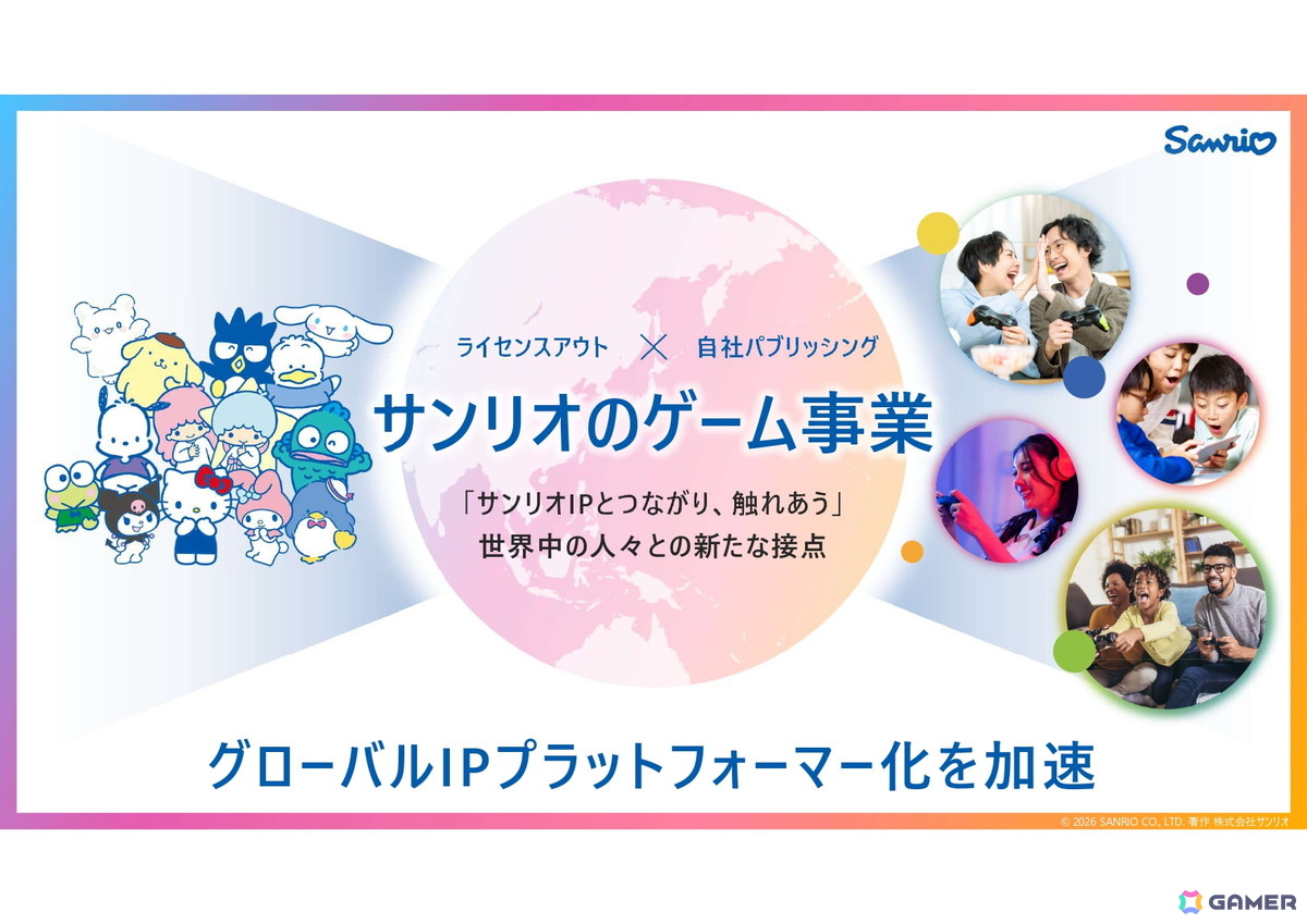 サンリオがリスクのある自社パブリッシングに取り組む理由とは？「サンリオ パーティランド」を皮切りに2029年3月期までに計10タイトルをリリースの画像
