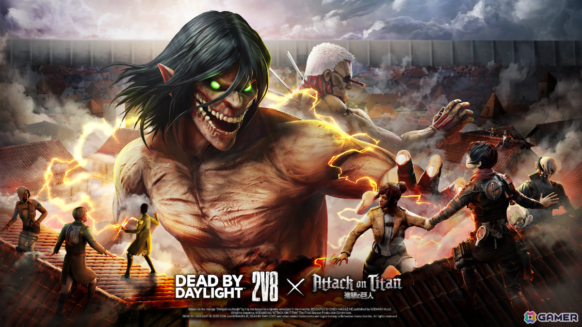 「Dead by Daylight」2対8モードがパワーアップして4月29日より再登場!「進撃の巨人コレクション」には新たなコーディネイトが多数追加の画像