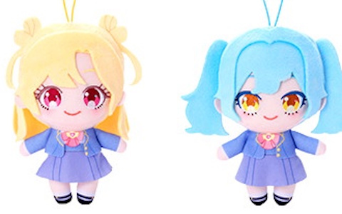 「おねがいアイプリ」のぬいぐるみマスコットがナムコ限定プライズとして登場！制服やバズリウムコーデ姿のアイプリたちがラインナップ