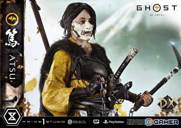 「Ghost of Yōtei」から主人公・篤がリアルエリートマスターラインで立体化！修羅場で磨いた不動心と拭うことのできない復讐心を二刀を構えた姿で捉えたスタチューの画像12