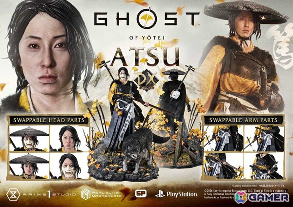 「Ghost of Yōtei」から主人公・篤がリアルエリートマスターラインで立体化！修羅場で磨いた不動心と拭うことのできない復讐心を二刀を構えた姿で捉えたスタチューの画像16
