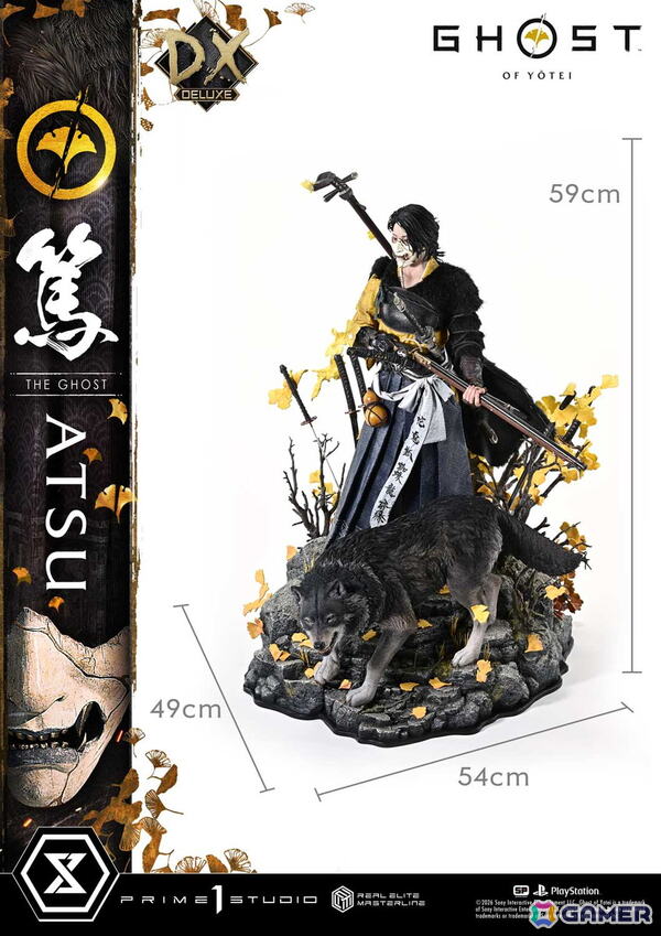 「Ghost of Yōtei」から主人公・篤がリアルエリートマスターラインで立体化！修羅場で磨いた不動心と拭うことのできない復讐心を二刀を構えた姿で捉えたスタチューの画像17