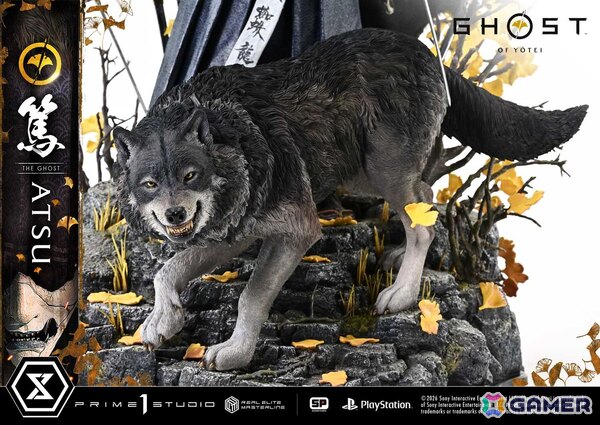 「Ghost of Yōtei」から主人公・篤がリアルエリートマスターラインで立体化！修羅場で磨いた不動心と拭うことのできない復讐心を二刀を構えた姿で捉えたスタチューの画像18