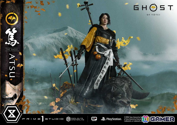 「Ghost of Yōtei」から主人公・篤がリアルエリートマスターラインで立体化！修羅場で磨いた不動心と拭うことのできない復讐心を二刀を構えた姿で捉えたスタチューの画像2