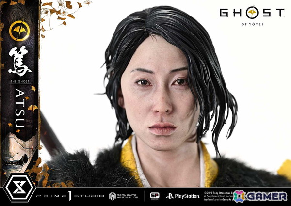 「Ghost of Yōtei」から主人公・篤がリアルエリートマスターラインで立体化！修羅場で磨いた不動心と拭うことのできない復讐心を二刀を構えた姿で捉えたスタチューの画像5