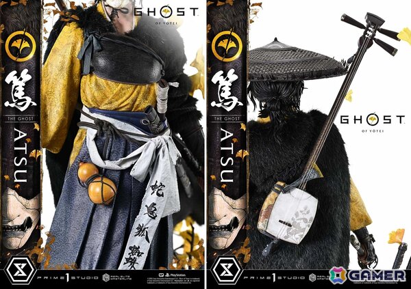 「Ghost of Yōtei」から主人公・篤がリアルエリートマスターラインで立体化！修羅場で磨いた不動心と拭うことのできない復讐心を二刀を構えた姿で捉えたスタチューの画像6