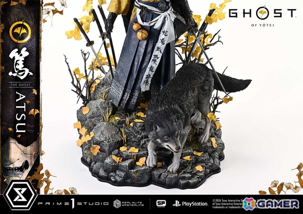 「Ghost of Yōtei」から主人公・篤がリアルエリートマスターラインで立体化！修羅場で磨いた不動心と拭うことのできない復讐心を二刀を構えた姿で捉えたスタチューの画像7