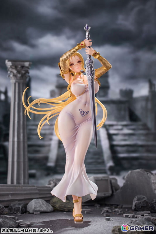 「ブラウンダスト」圧倒的な存在感を放つ「使徒 オリビエ」が1/6スケールフィギュアとなって登場！肌の質感や衣装の造形は必見の画像6