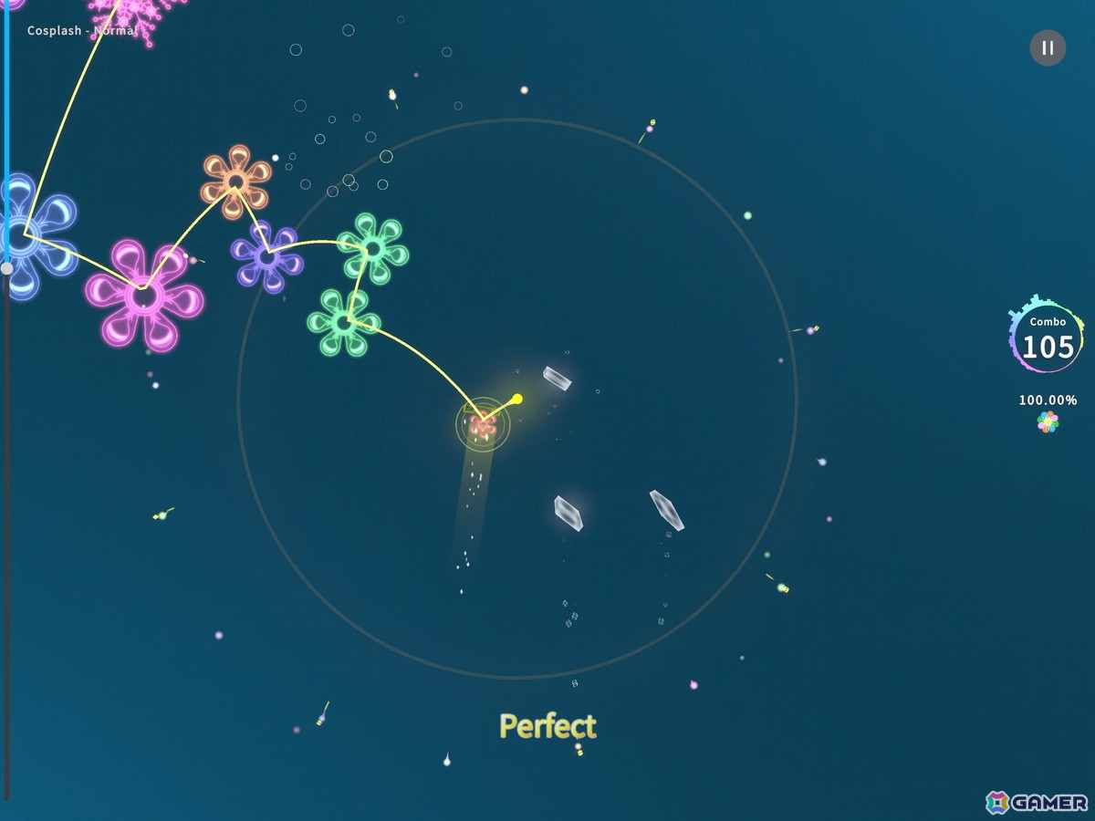物理演算リズムゲーム「dropin - 重力のある音ゲー」がiOS/Android向けに配信!最大5曲を採用する楽曲公募コンテストも開催の画像