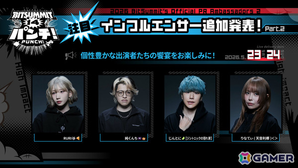 「BitSummit PUNCH」会場マップ＆イベント特設ページが公開！RURIさんらTikTokクリエイター4名が公式リポーターに就任の画像4