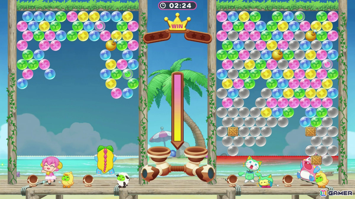 アクションパズル「パズルボブル エブリバブル!」Steam版が発売！ストーリーモードでシリーズ初の最大4人協力プレイが可能にの画像2