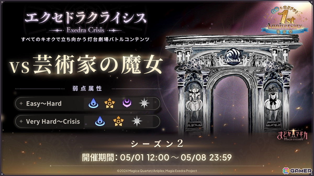 「まどドラ」で「魔法少女たると☆マギカ 後編 Act.I」メインクエスト追加&イベント開催!新★5キオクのリズとメリッサも実装の画像