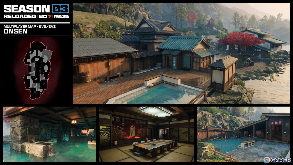 「CoD:BO7」「CoD:WZ」のシーズン03 リローデッドが開幕！山梨県の温泉が舞台の新マップや「ロボコップ」とのコラボコンテンツが登場の画像