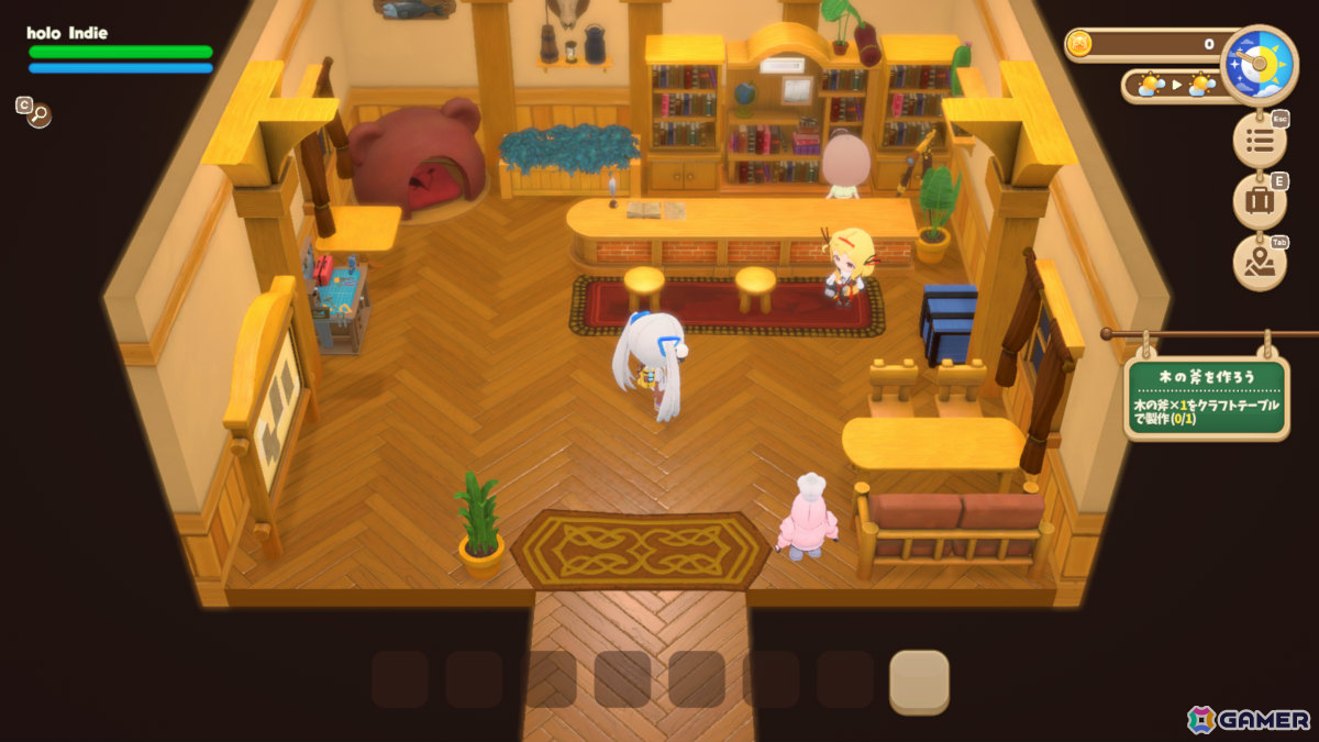 スローライフRPG「ぷちホロの村 - 剣とお店と田舎暮らし」は本日17時にリリース！40名以上のタレントと1,000種類以上の衣装・家具が登場の画像10