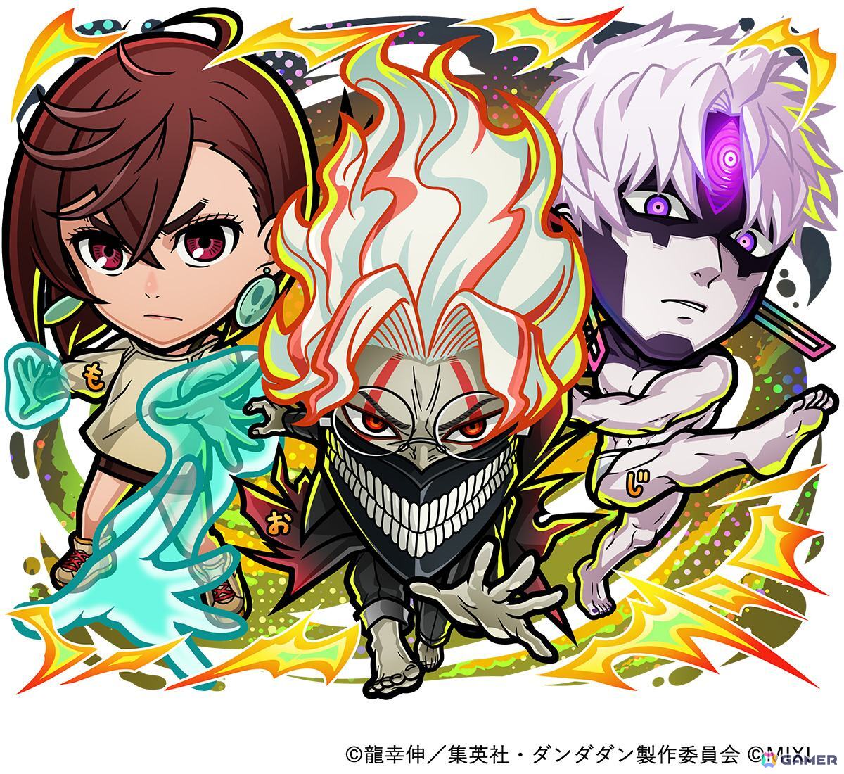 「コトダマン」でアニメ「ダンダダン」コラボ第2弾が4月28日より開催！「変身・オカルン＆モモ＆変身・ジジ」などがコラボ召喚に初登場の画像2