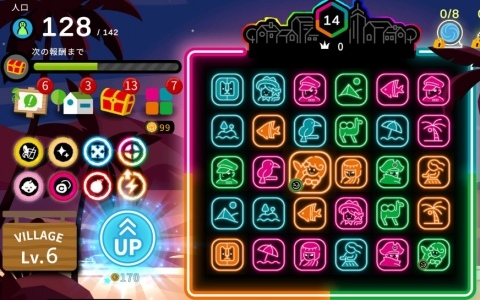 3マッチパズル×デッキ構築型ローグライク「Neon Village」が正式リリース！新バイオーム「常夏」やエンドレスモードなどが実装