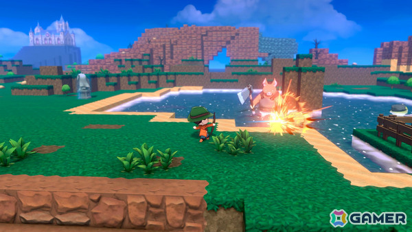魔王城のとなりで村づくりに挑むアクションRPG「ワロタ、俺の家のとなり魔王城www」が発表!「LOST EPIC」開発チームの最新作の画像