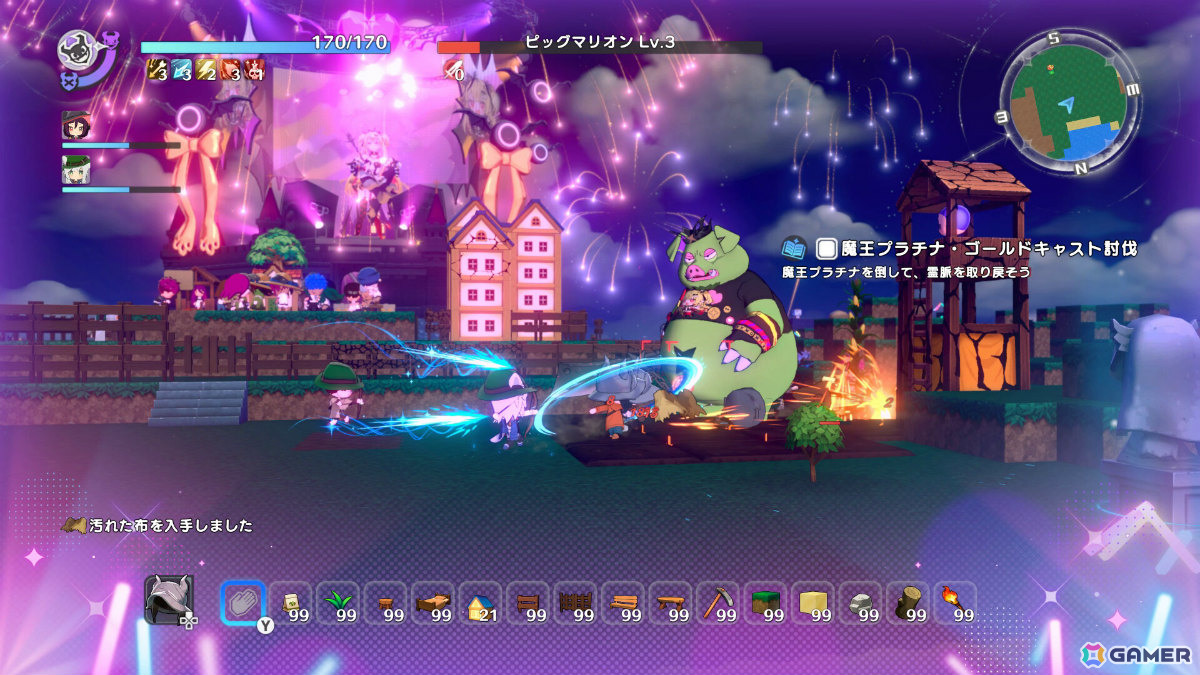 魔王城のとなりで村づくりに挑むアクションRPG「ワロタ、俺の家のとなり魔王城www」が発表！「LOST EPIC」開発チームの最新作の画像11