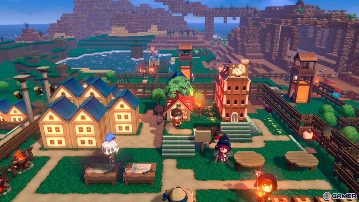 魔王城のとなりで村づくりに挑むアクションRPG「ワロタ、俺の家のとなり魔王城www」が発表!「LOST EPIC」開発チームの最新作の画像