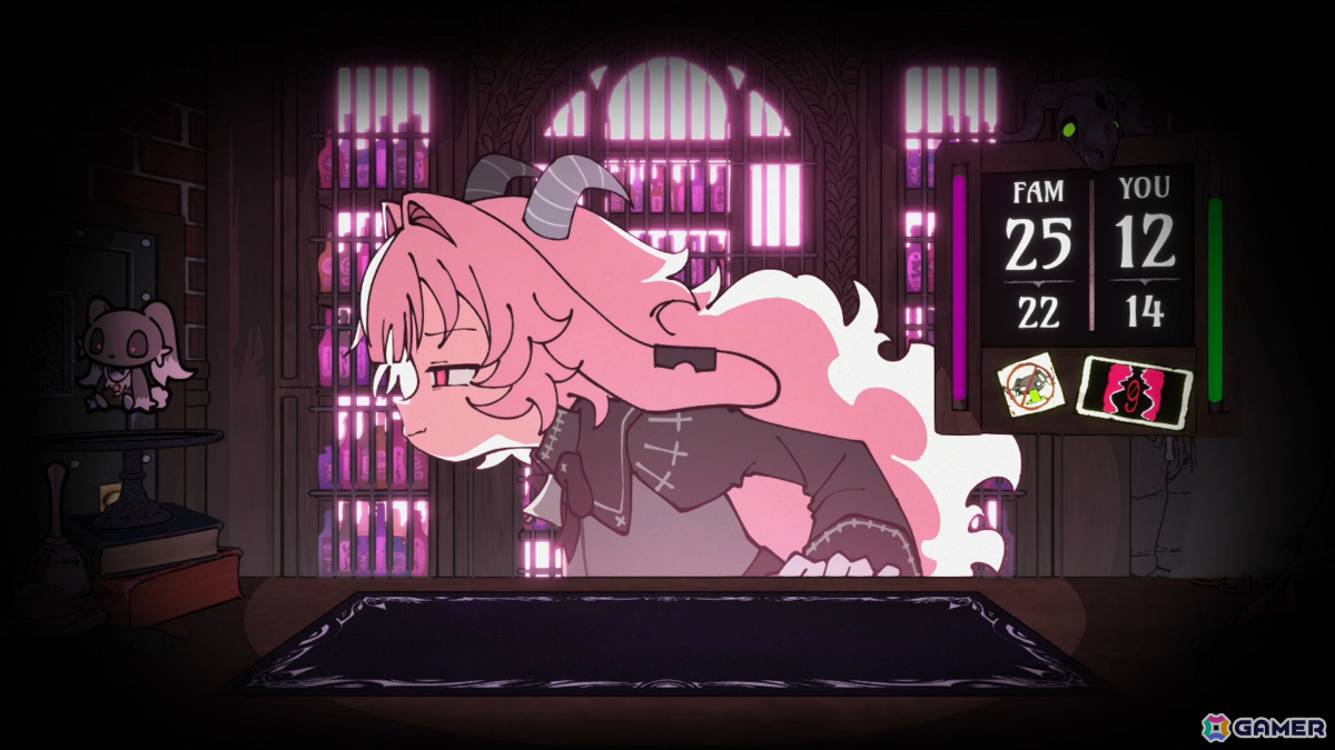 ロシアンルーレット飲みサバイバル「PUKEY GODDESS SHOT TRICK」が2026年に発売！ヤンデレ悪魔を相手に魂を吐くか吐かせるかの極限の駆け引きを展開しようの画像5