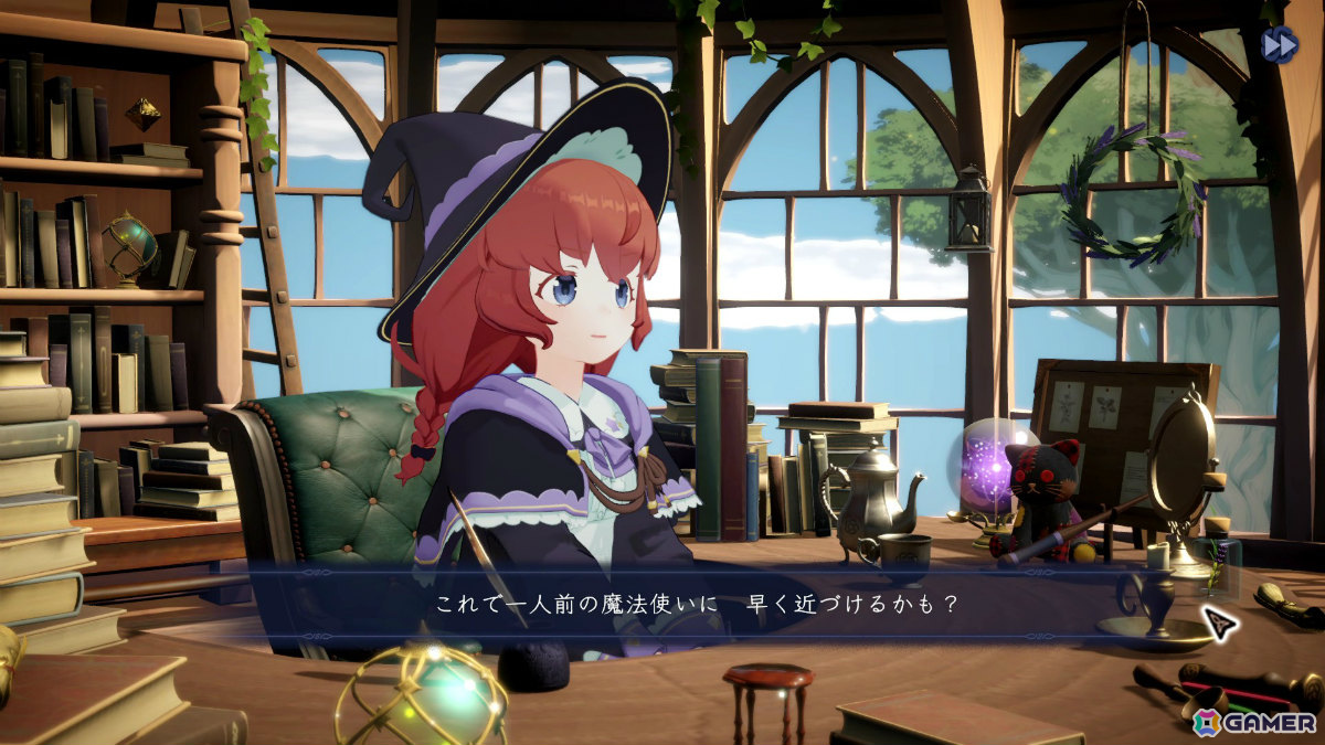 魔法使い見習いの少女と一緒にデスクワークへ向き合う異世界作業用ADV「Memory of Memorie : A Chill Story」が2026年夏にリリース！の画像14