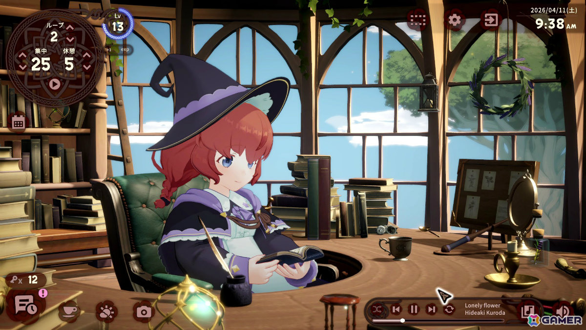 魔法使い見習いの少女と一緒にデスクワークへ向き合う異世界作業用ADV「Memory of Memorie : A Chill Story」が2026年夏にリリース！の画像