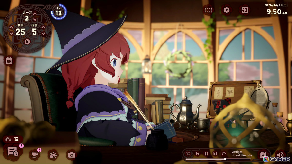 魔法使い見習いの少女と一緒にデスクワークへ向き合う異世界作業用ADV「Memory of Memorie : A Chill Story」が2026年夏にリリース！の画像8
