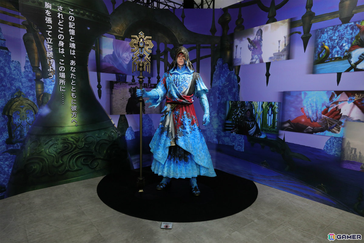 「FFXIV」光の戦士の軌跡展 東京会場のレポートが公開！ニーズヘッグの立体造形やエメトセルクの等身大フィギュア、イマーシブ体験「終焉の戦い」など見どころ満載の画像8