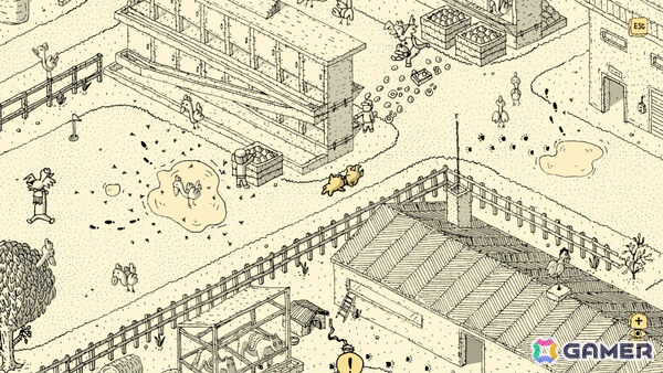 犬をさがすウォーキングシミュレーターADV「Finding Polka」体験版が配信！街のマップに加え新エリア「農場」「牧場」も登場の画像