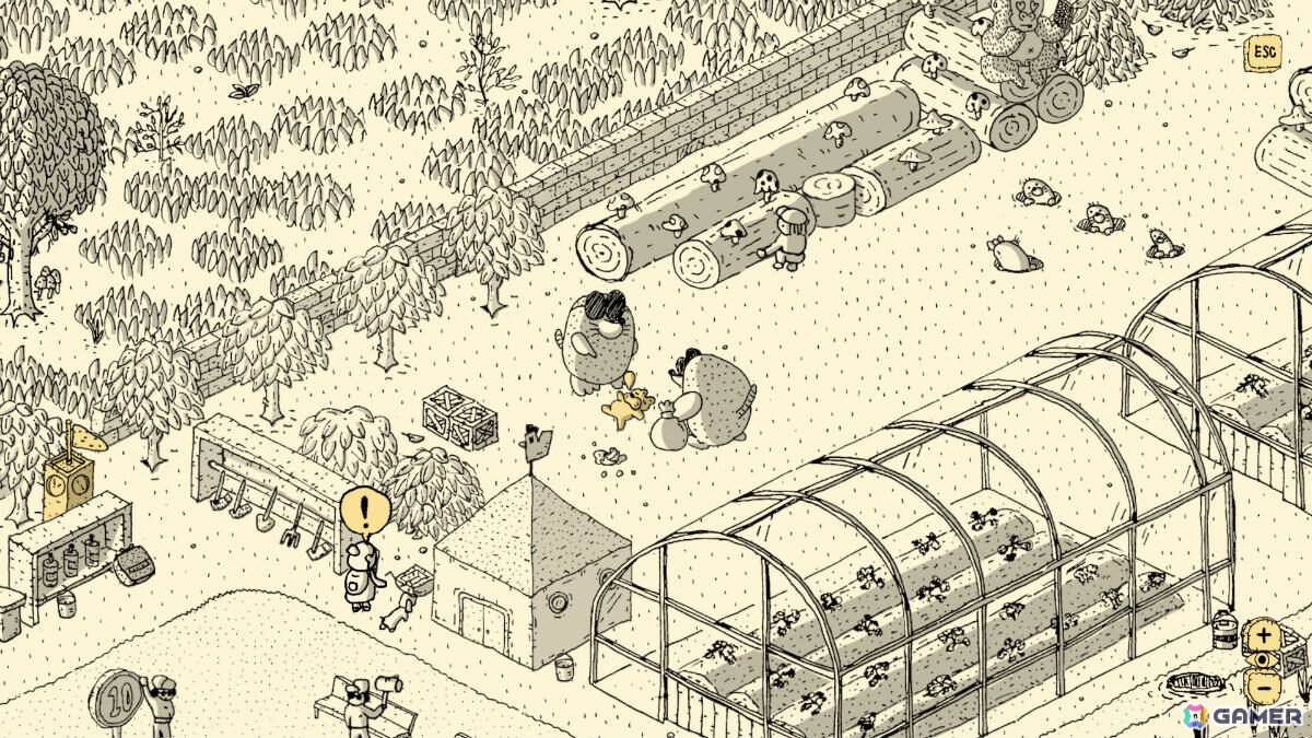 犬をさがすウォーキングシミュレーターADV「Finding Polka」体験版が配信！街のマップに加え新エリア「農場」「牧場」も登場の画像