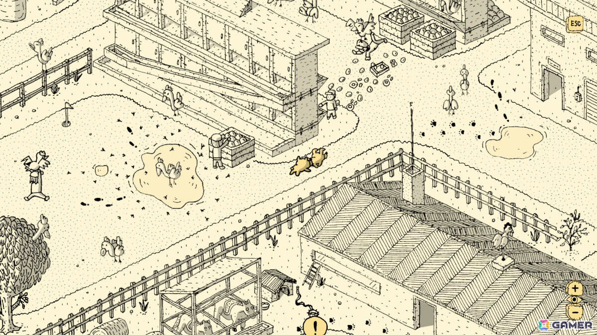 犬をさがすウォーキングシミュレーターADV「Finding Polka」体験版が配信！街のマップに加え新エリア「農場」「牧場」も登場の画像4