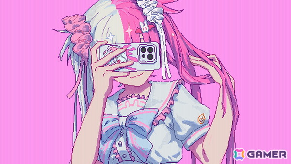 3人の地雷系少女との交流を描くビジュアルノベル「少女蕾」のSteamストアページが公開！ピクセル調のグラフィックにも注目の画像2