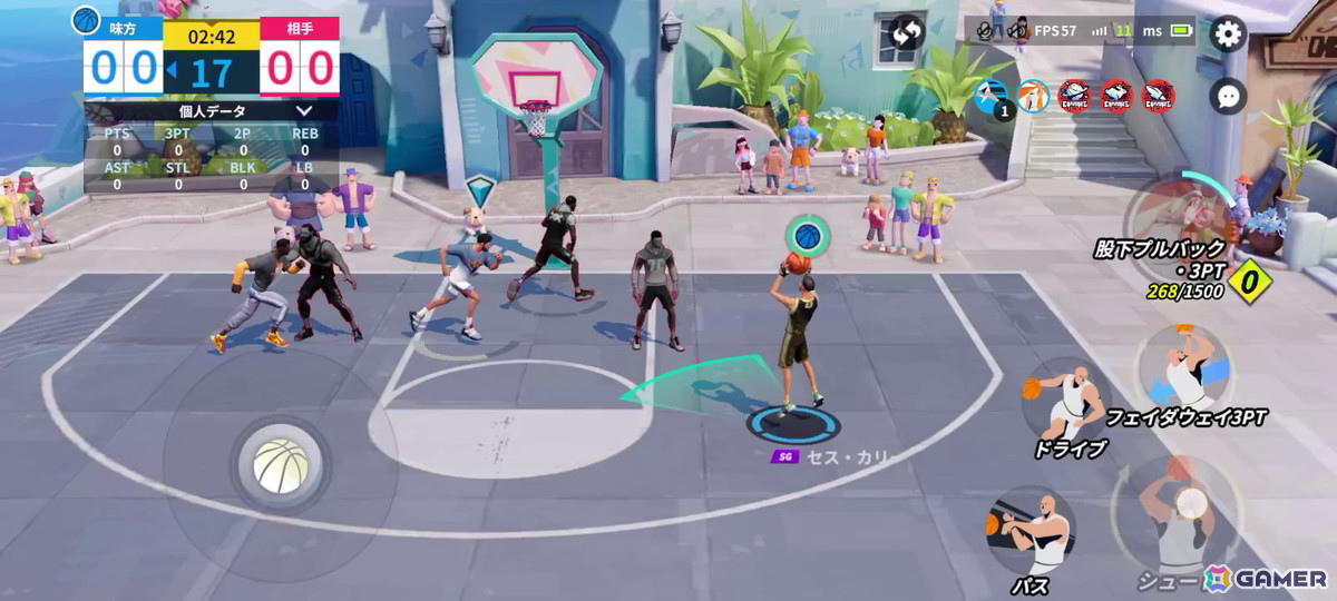 バスケ好きな開発チームが手掛ける3on3バスケゲーム「NBAダンクシティ」を先行体験!11分ルールやシンプルな操作で誰でもバスケが楽しめるの画像