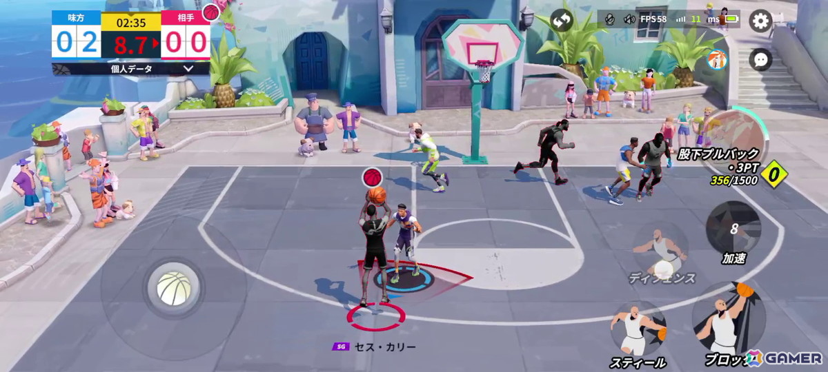 バスケ好きな開発チームが手掛ける3on3バスケゲーム「NBAダンクシティ」を先行体験!11分ルールやシンプルな操作で誰でもバスケが楽しめるの画像