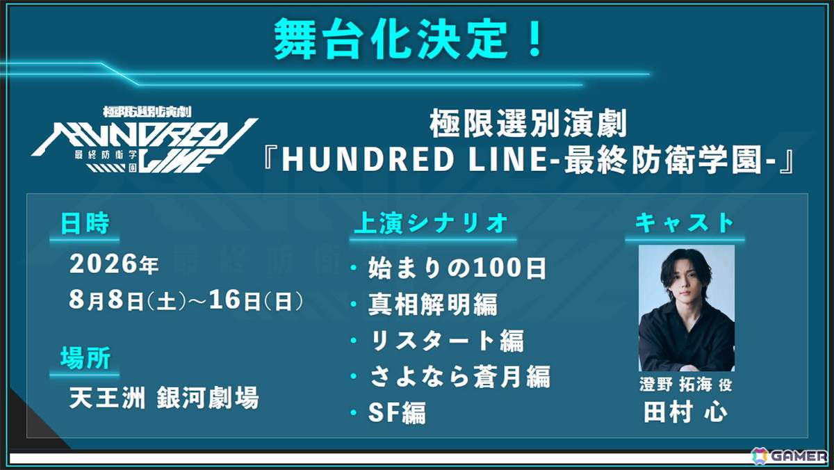 8月には待望の舞台化も！「HUNDRED LINE -最終防衛学園-」発売1周年記念イベント「1周年記念学生祭」レポートの画像29
