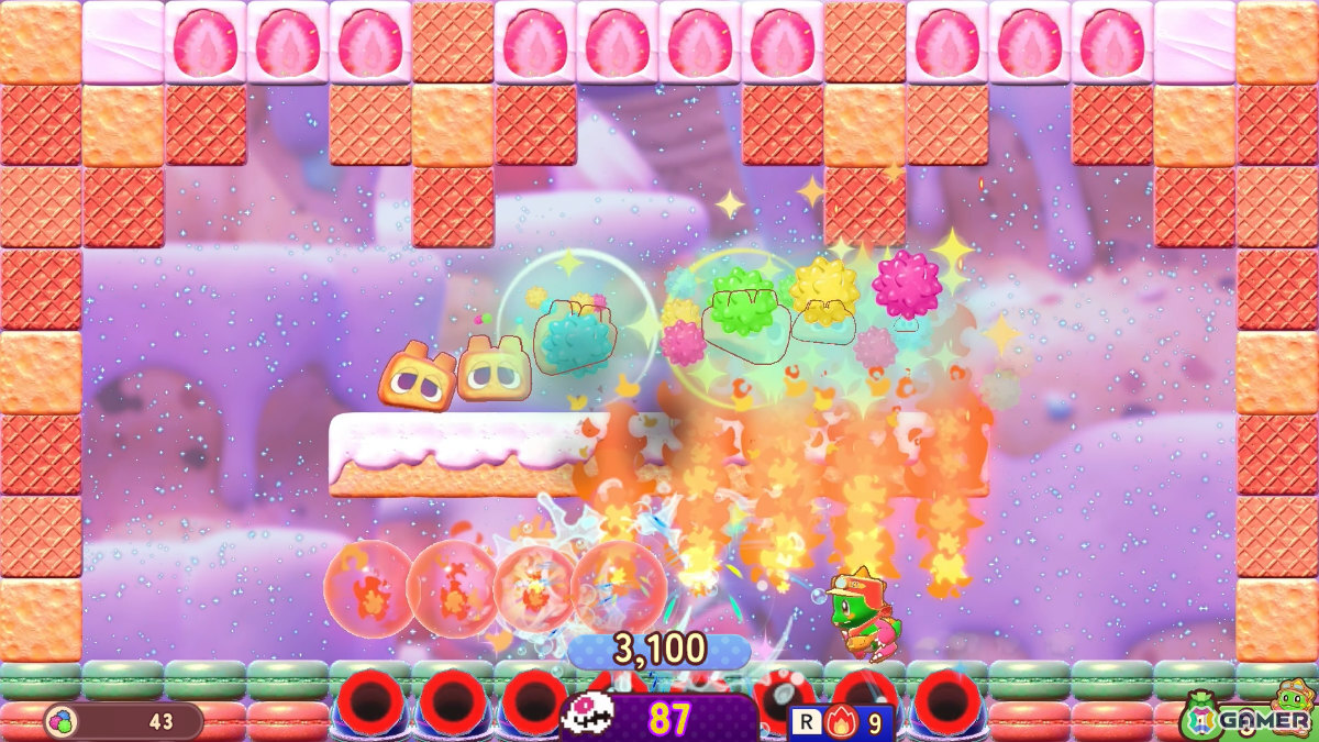 「バブルボブル シュガーダンジョン ブースト」新たに追加されたボーナスステージ「アイテムルーム」「コンボルーム」をPVとともに紹介!の画像