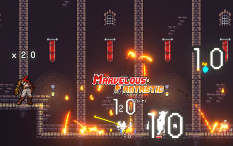 剣を投げて戦うローグライトアクション「ケンナゲェル -SWORD FLINGER-」が東京ゲームダンジョン12に試遊出展！