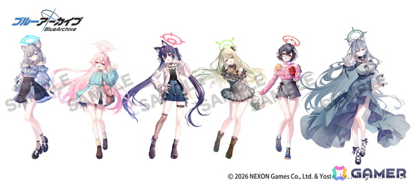「ブルアカ」名古屋を巡る周遊型イベント「初夏ぽっぽー、一緒にぶらぶら名古屋さんぽ♪」が5月22日より開催！デジタルスタンプラリーや描き下ろしグッズなどの販売を実施の画像7