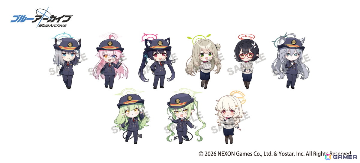 「ブルアカ」名古屋を巡る周遊型イベント「初夏ぽっぽー、一緒にぶらぶら名古屋さんぽ♪」が5月22日より開催！デジタルスタンプラリーや描き下ろしグッズなどの販売を実施の画像11
