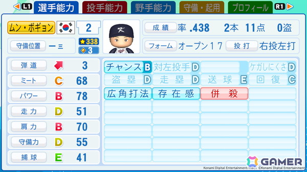 「パワフルプロ野球2026-2027」に収録される「2026 World Baseball Classic」ベスト8海外代表選手の能力値が公開!ダウンロード版の予約もスタートの画像9