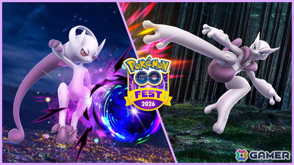 「Pokémon GO」10周年を祝うリアルイベントに「メガミュウツーX」「メガミュウツーY」が5月25日からスタートする「街中ゲームプレイ」より初登場！の画像1