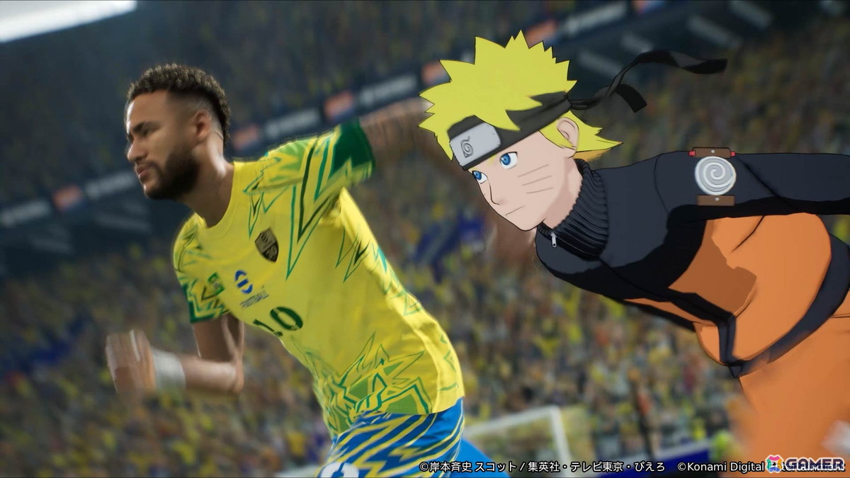 KONAMIのサッカーゲーム「eFootball」「ウイコレ」「Jクラ」でアニメ「NARUTO-ナルト- 疾風伝」とのコラボが開催!の画像