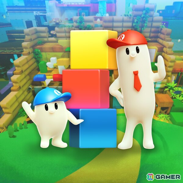 2人の力で作り上げる組み立てアクションパズル「ちっぴーとのっぽー なかよしコンビのわくわく工場 Nintendo Switch 2 Edition」がリリース！の画像1
