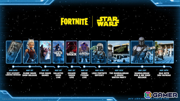 「フォートナイト」に「スター・ウォーズ」の新作ゲームが登場!ダース・ベイダーから逃げる4人用協力ゲーム「Escape Vader」など3タイトルの画像2